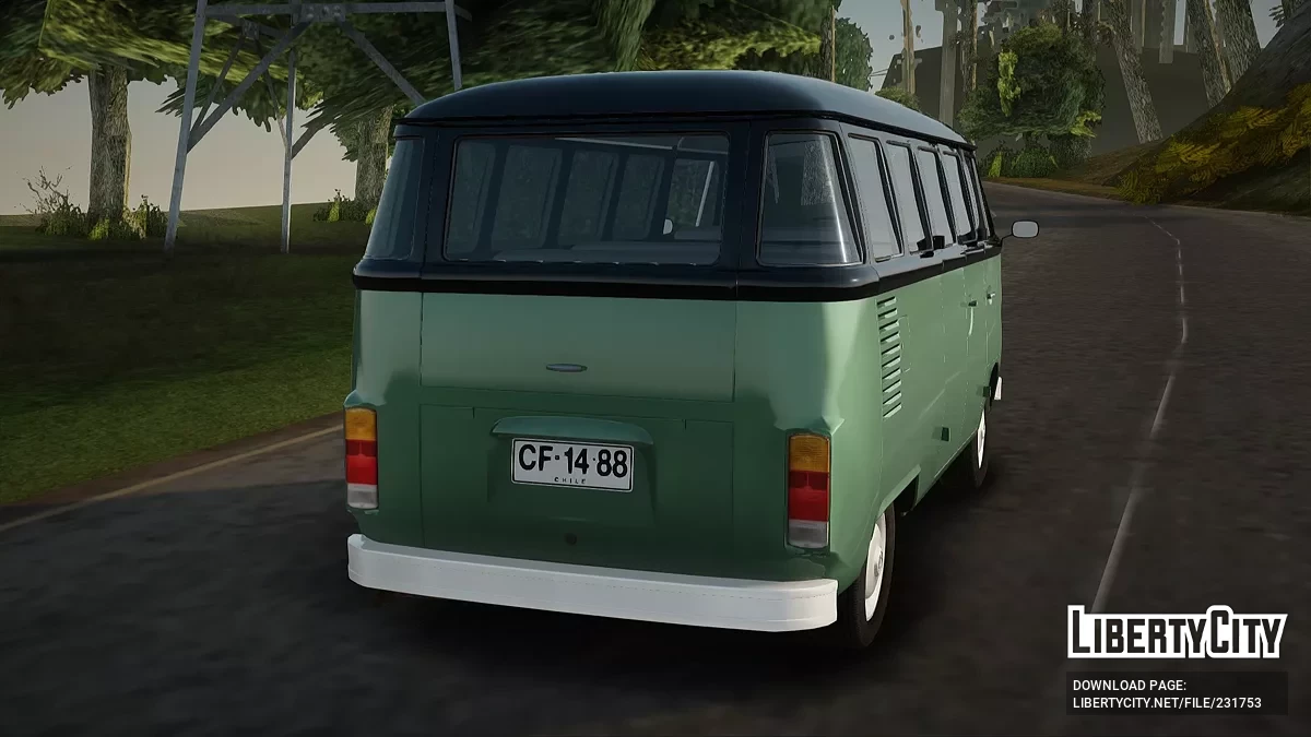 Volkswagen Transporter Kombi Пассажирский / GTA San Andreas