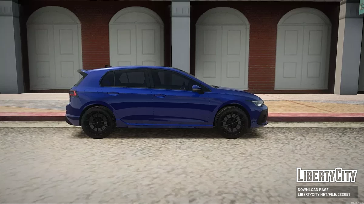 2025 Volkswagen Golf R Black Edition / GTA San Andreas