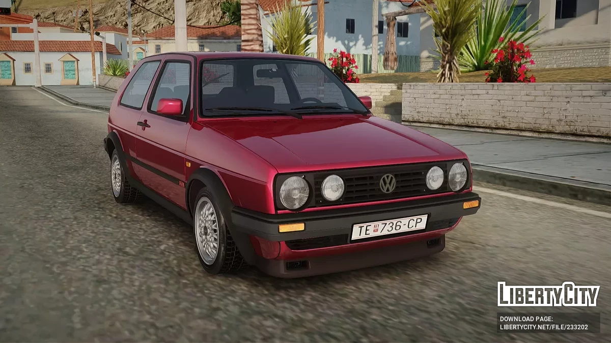 Volkswagen Golf Mk2 GTI 16V (1987) / GTA San Andreas