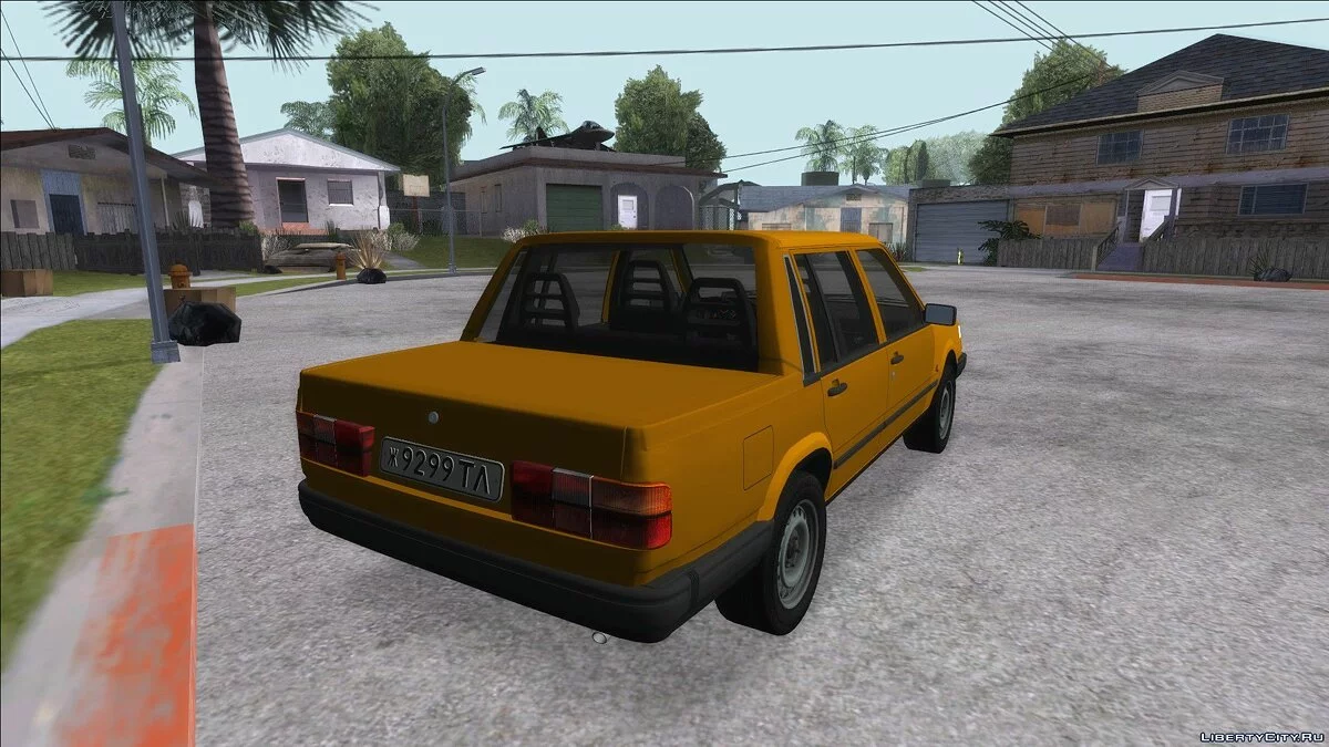 Volvo 760 Yellow Stock / GTA San Andreas