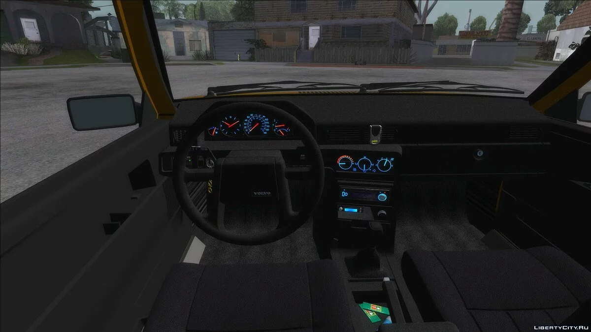 Volvo 760 Yellow Stock / GTA San Andreas