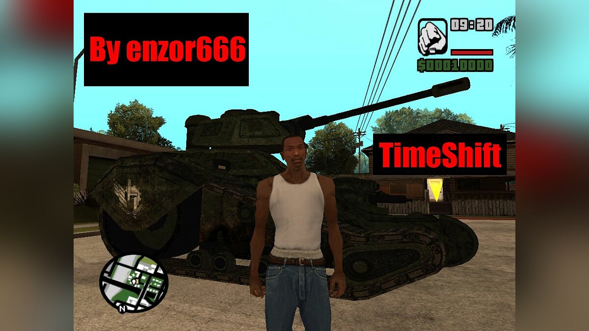 Скачать Танк из игры TimeShift для GTA San Andreas