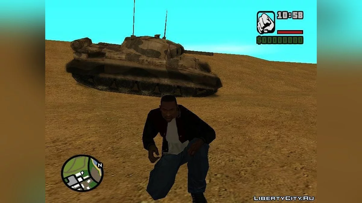 Танк Crusader из COD 2 / GTA San Andreas