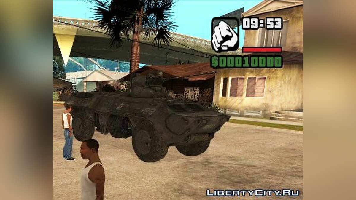 Скачать БТР-80 из Modern Warfare 2 для GTA San Andreas