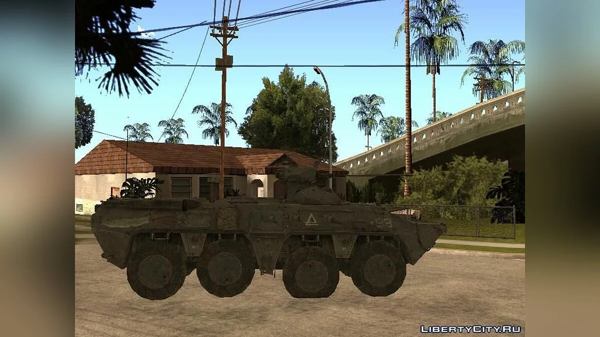 БТР-80А MW2 / GTA San Andreas