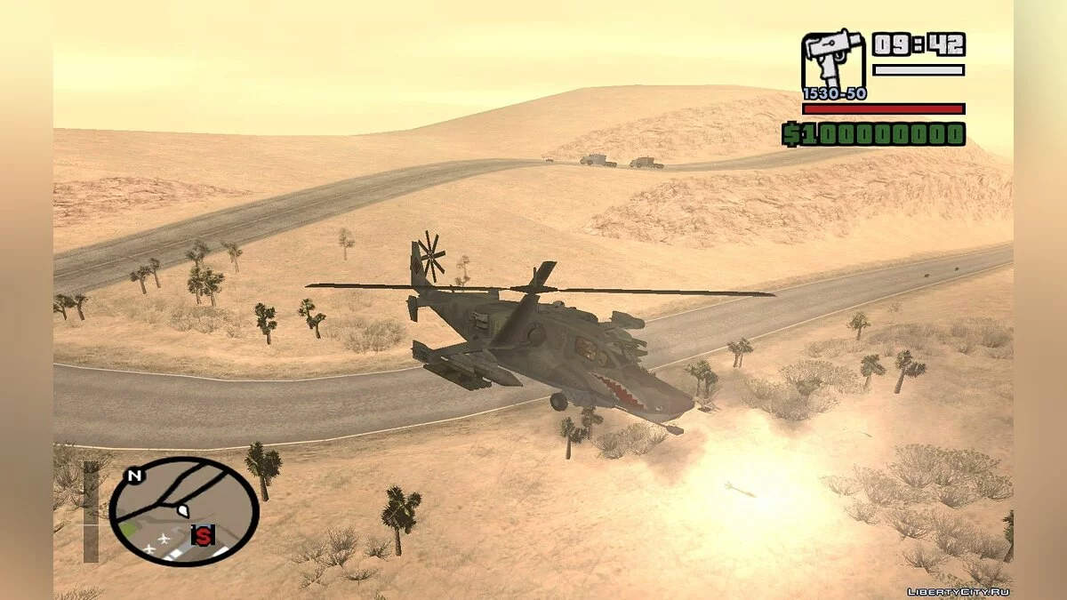 КА50 и Танк из WarFace / GTA San Andreas
