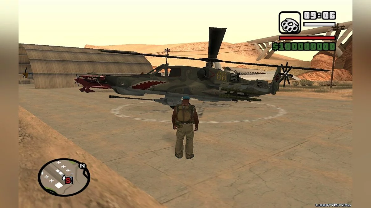 КА50 и Танк из WarFace / GTA San Andreas