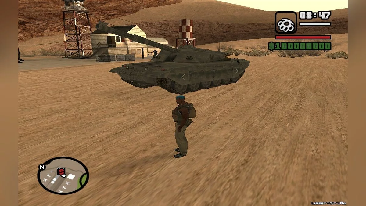 КА50 и Танк из WarFace / GTA San Andreas