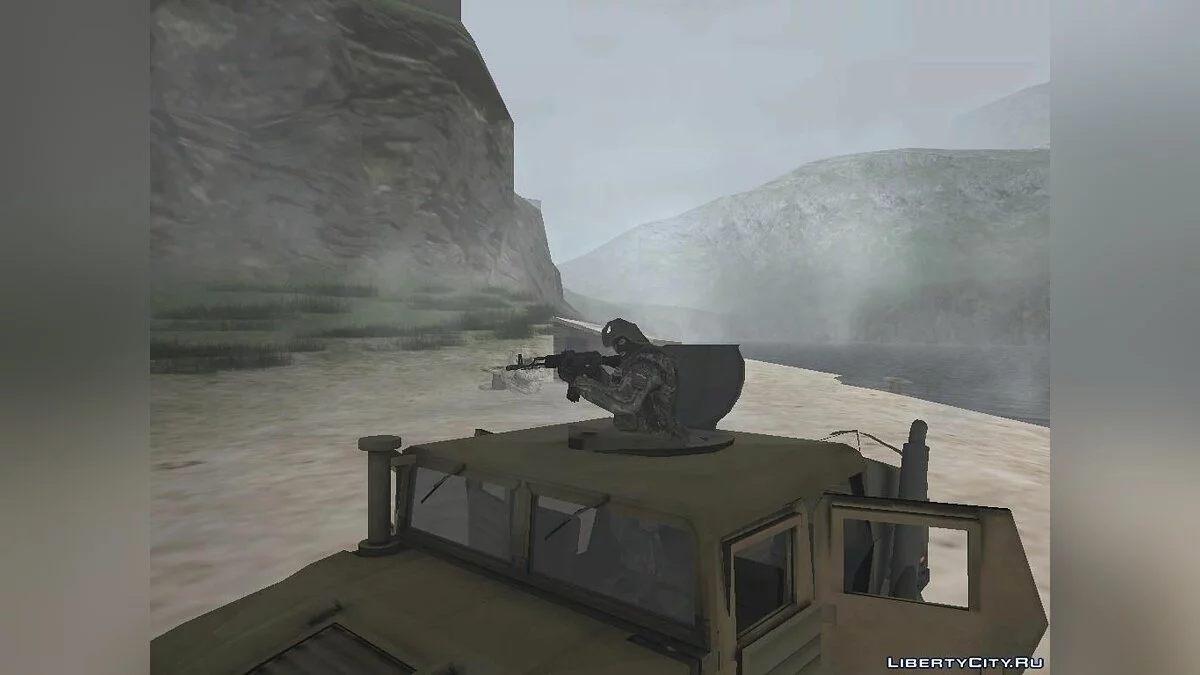 HMMWV from Battlefield 2 Fix Version [IVF, АПП, VSA] / GTA San Andreas