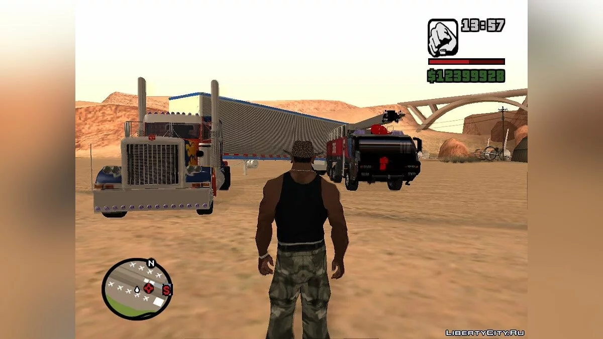 Transformers Vehicles Megapack / GTA San Andreas