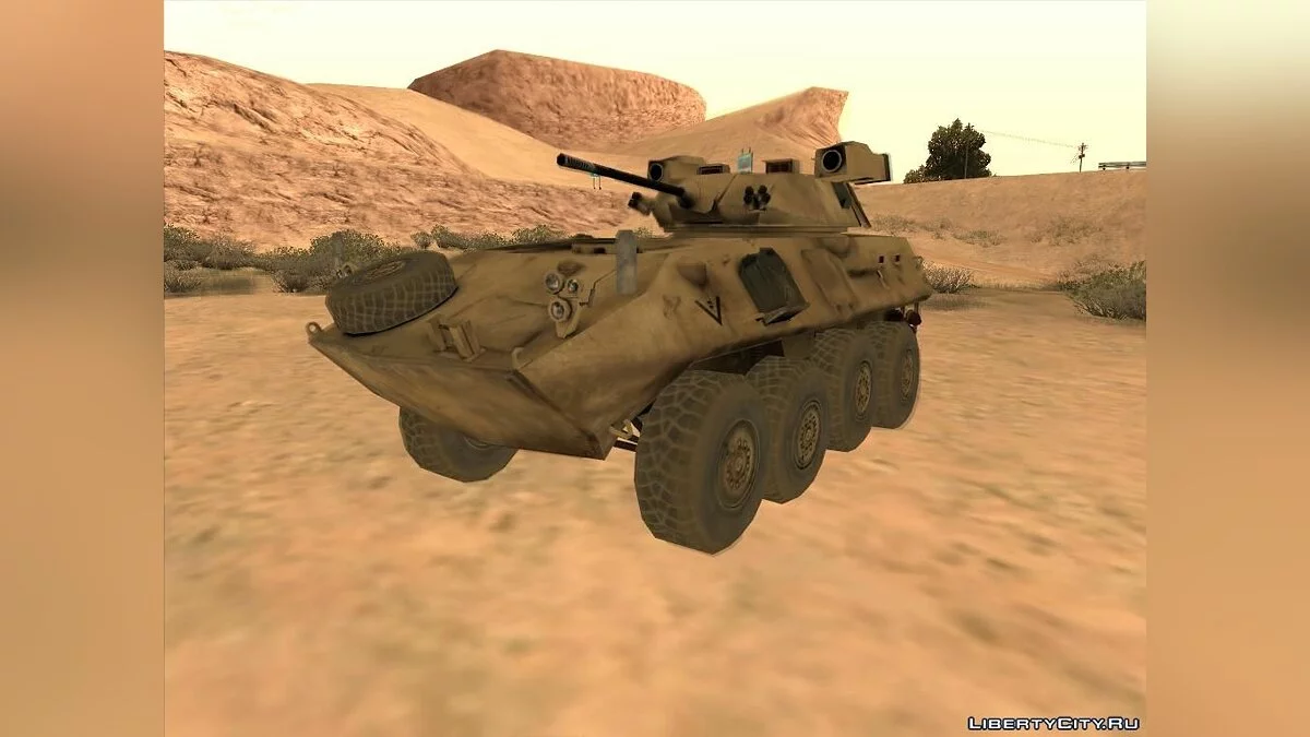 БТР LAV-25 из Battlefield 2 / GTA San Andreas