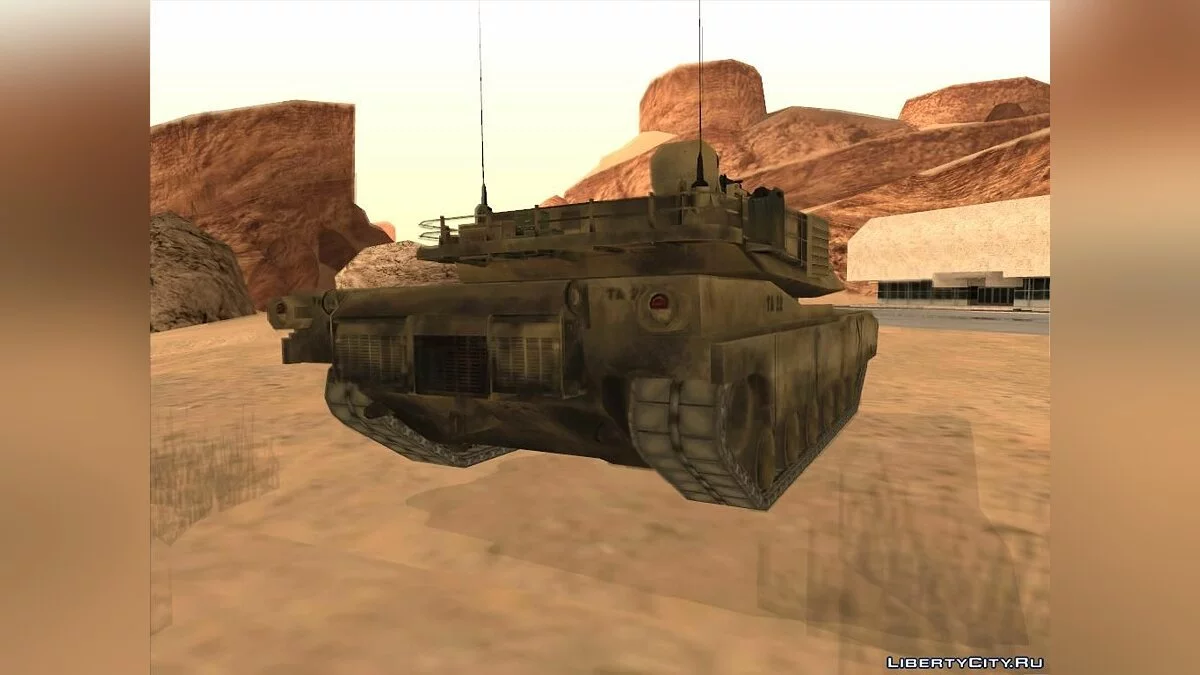 M1A2 Abrams из Battlefield 2 / GTA San Andreas