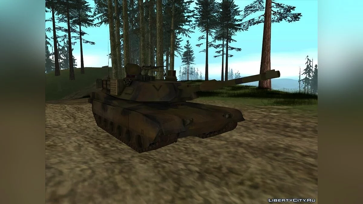 M1A2 Abrams из Battlefield 2 / GTA San Andreas