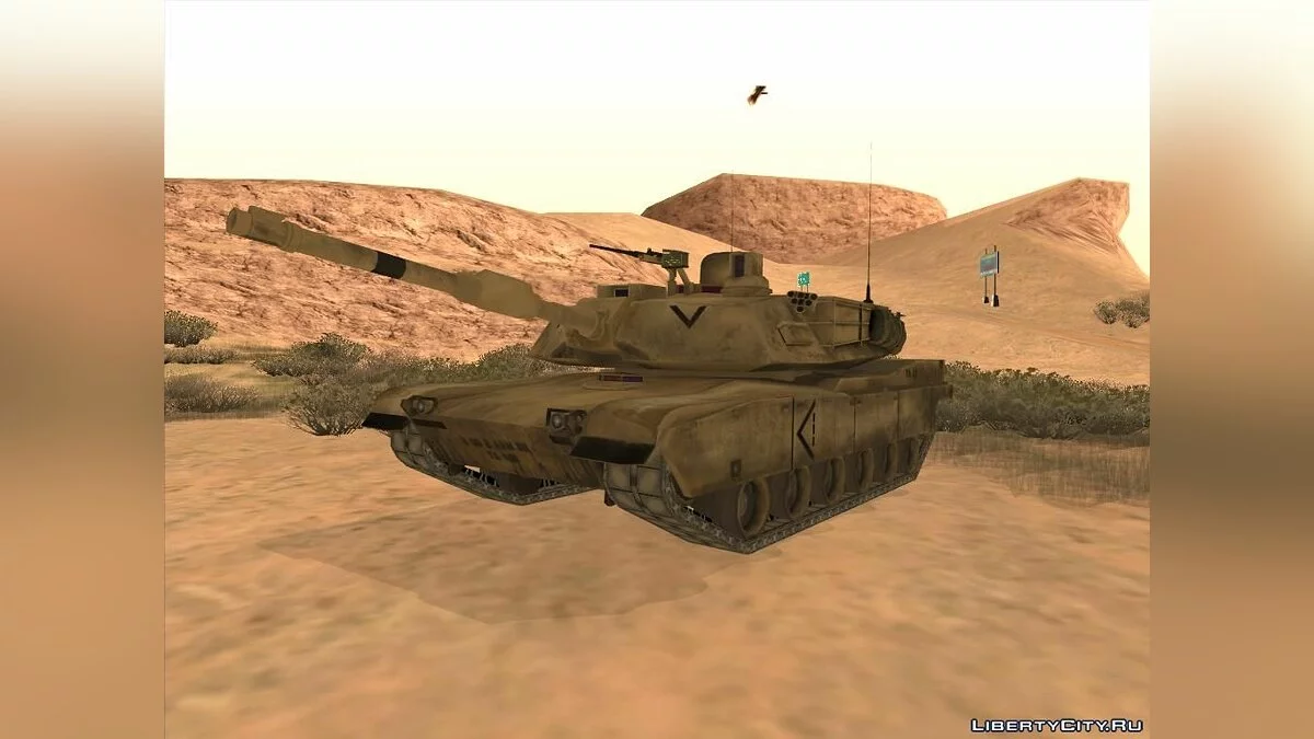 M1A2 Abrams из Battlefield 2 / GTA San Andreas