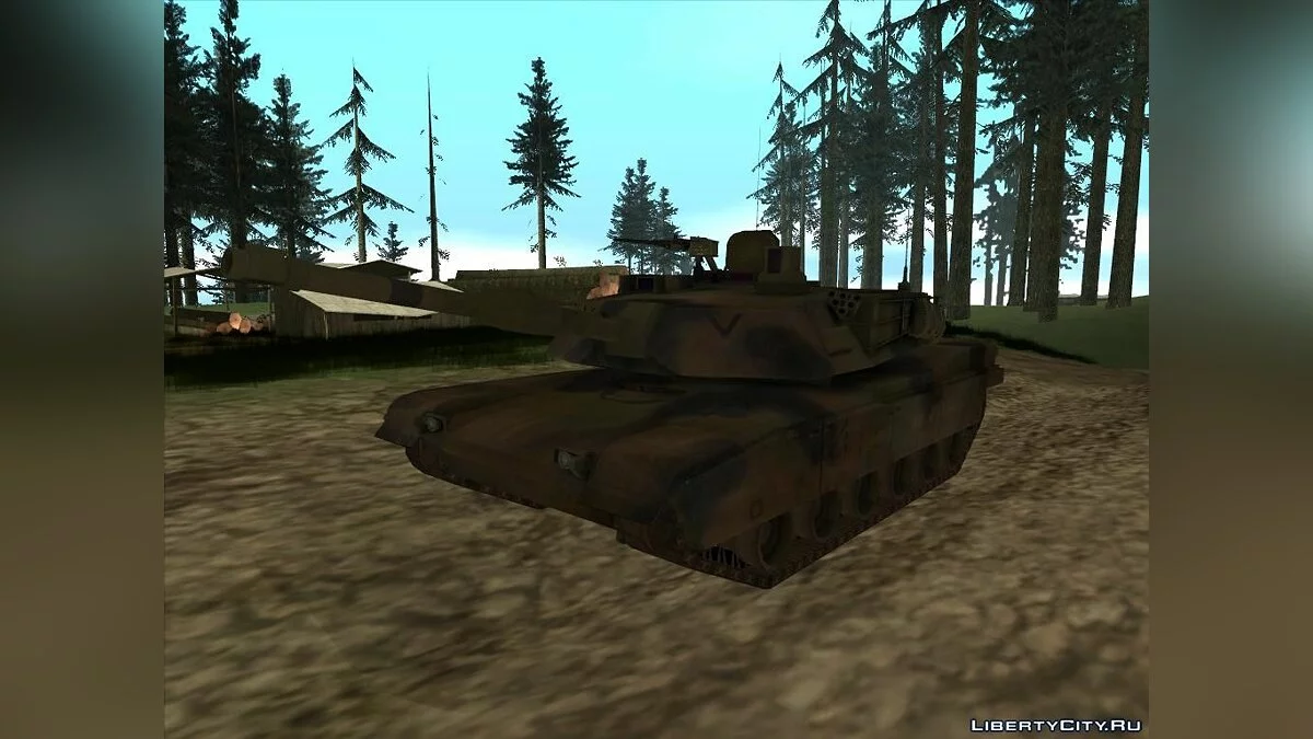M1A2 Abrams из Battlefield 2 / GTA San Andreas