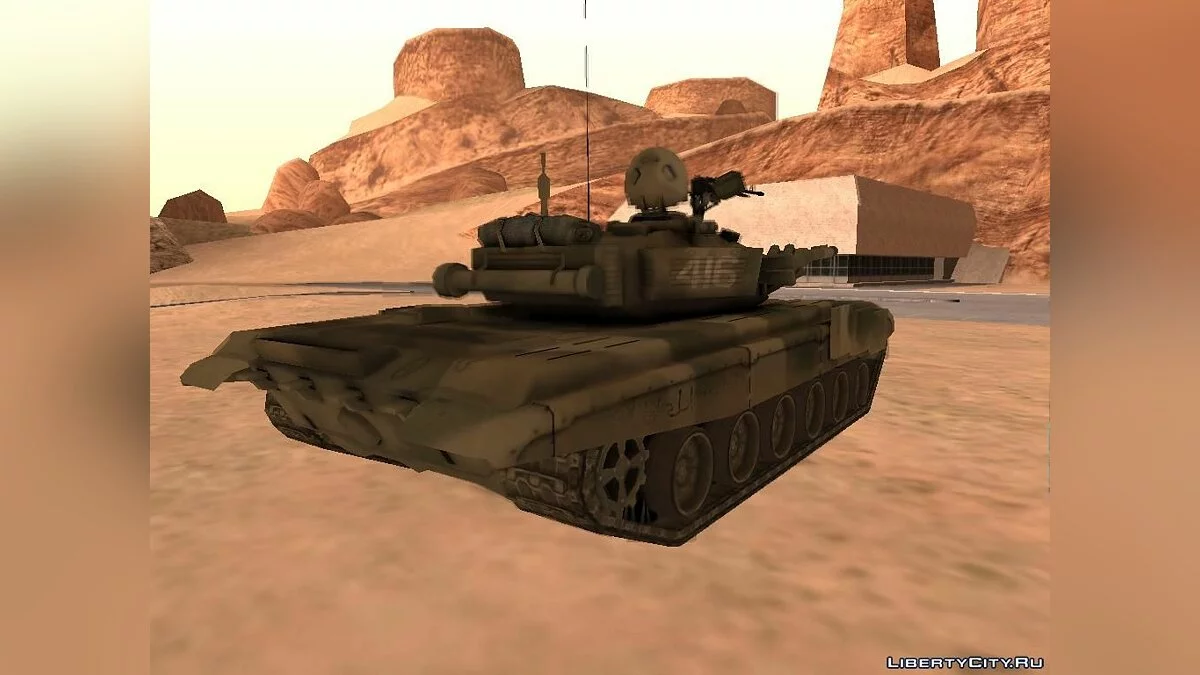 Т-90 из Battlefiled 2 / GTA San Andreas