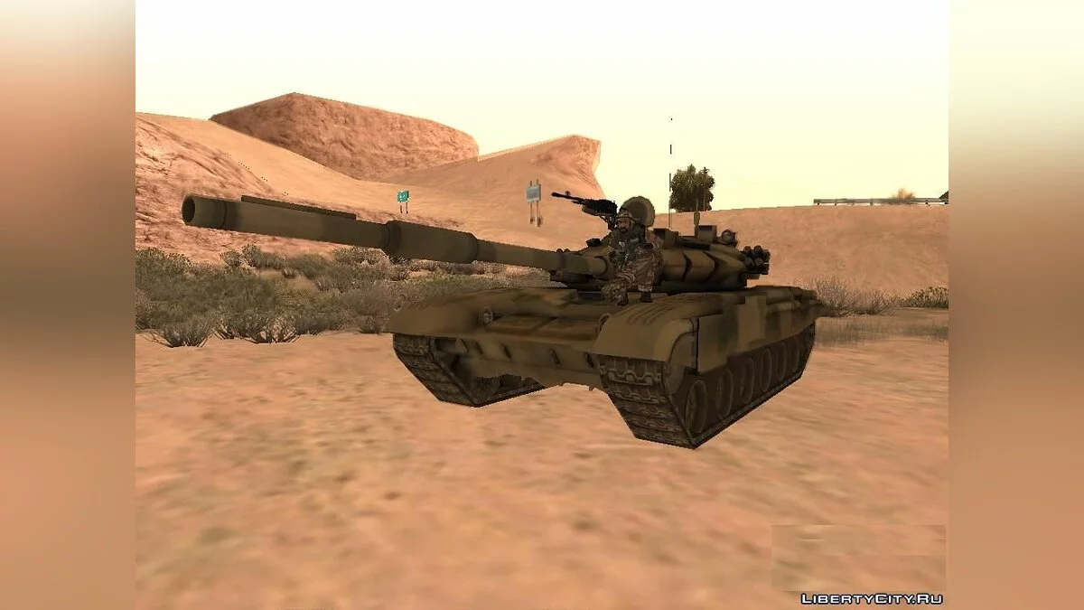 Т-90 из Battlefiled 2 / GTA San Andreas