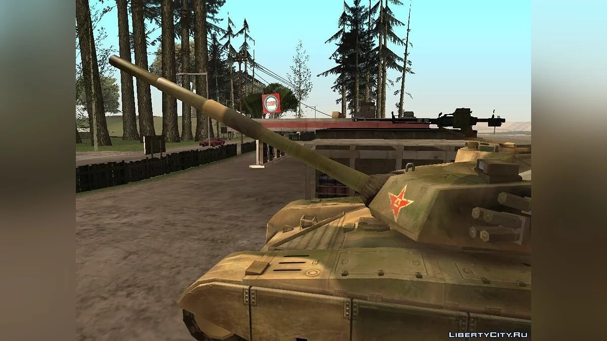 Танк Type 98 из Battlefield 2 / GTA San Andreas