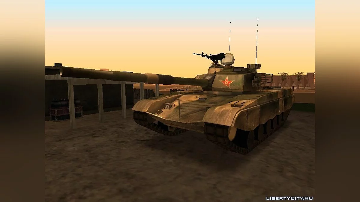Танк Type 98 из Battlefield 2 / GTA San Andreas