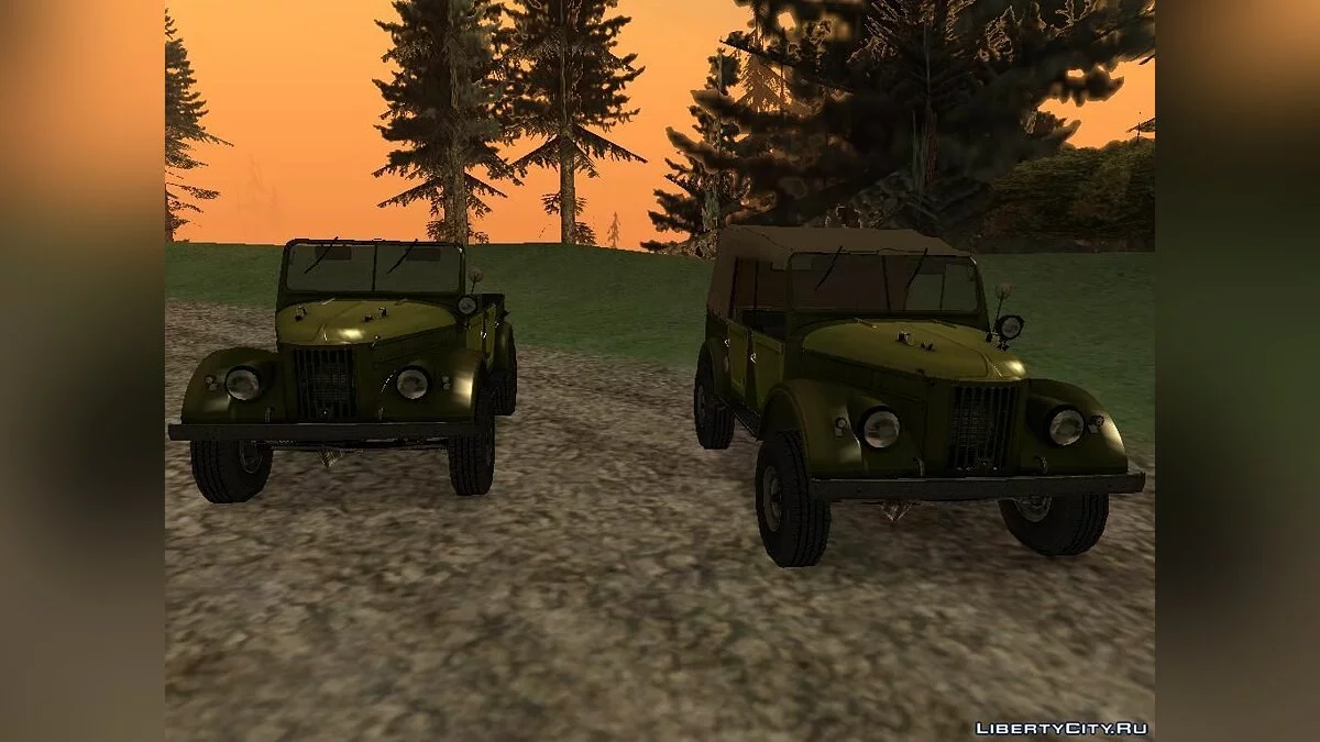 ГАЗ-69 из Полный привод 2 / GTA San Andreas