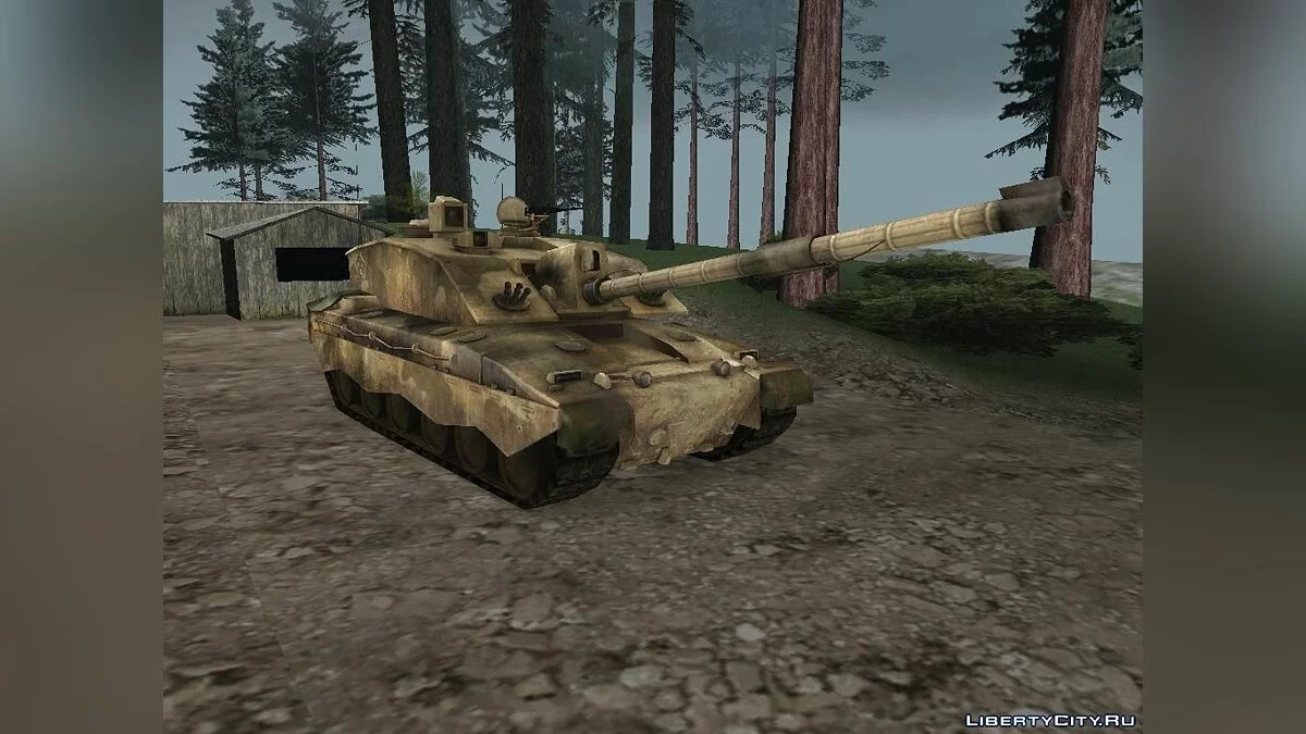 Challenger 2 из Battlefield 2: Euro Force / GTA San Andreas