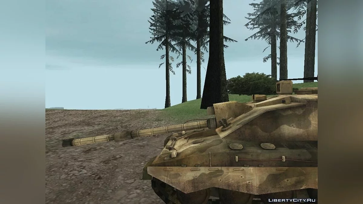 Challenger 2 из Battlefield 2: Euro Force / GTA San Andreas