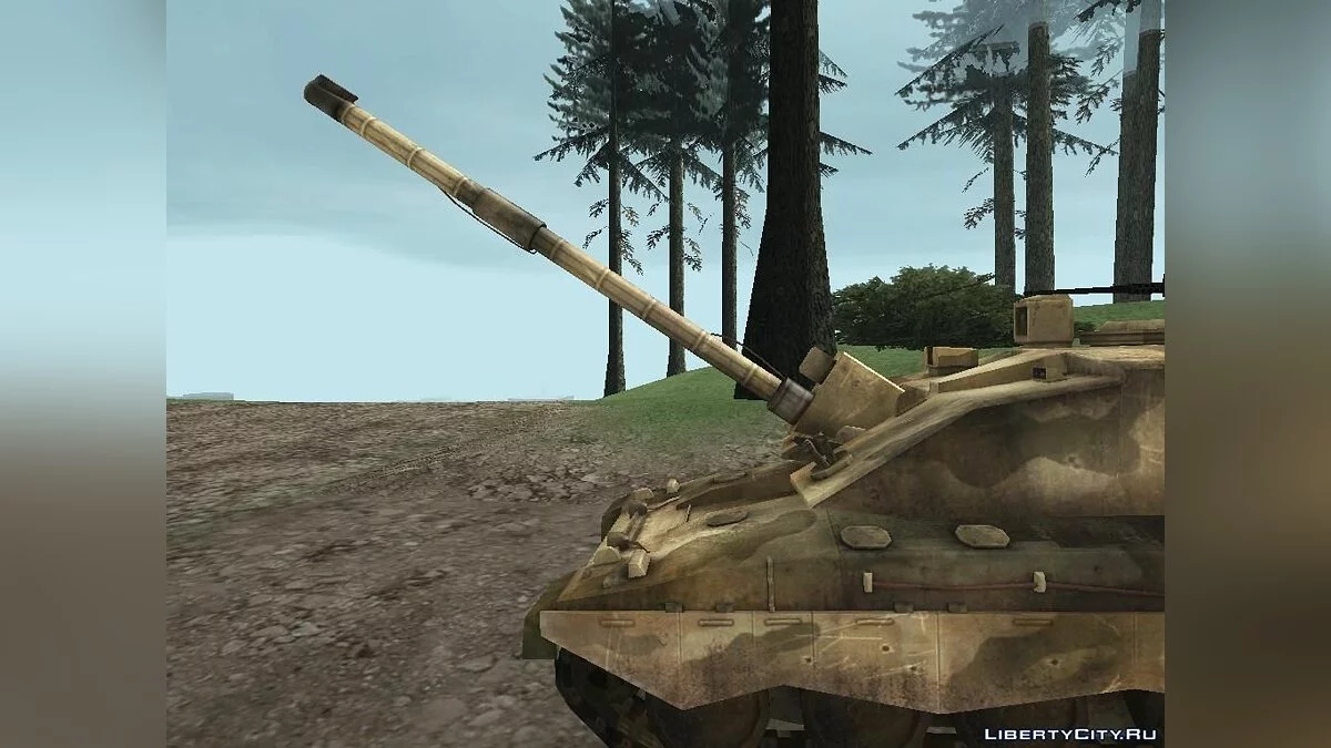 Challenger 2 из Battlefield 2: Euro Force / GTA San Andreas