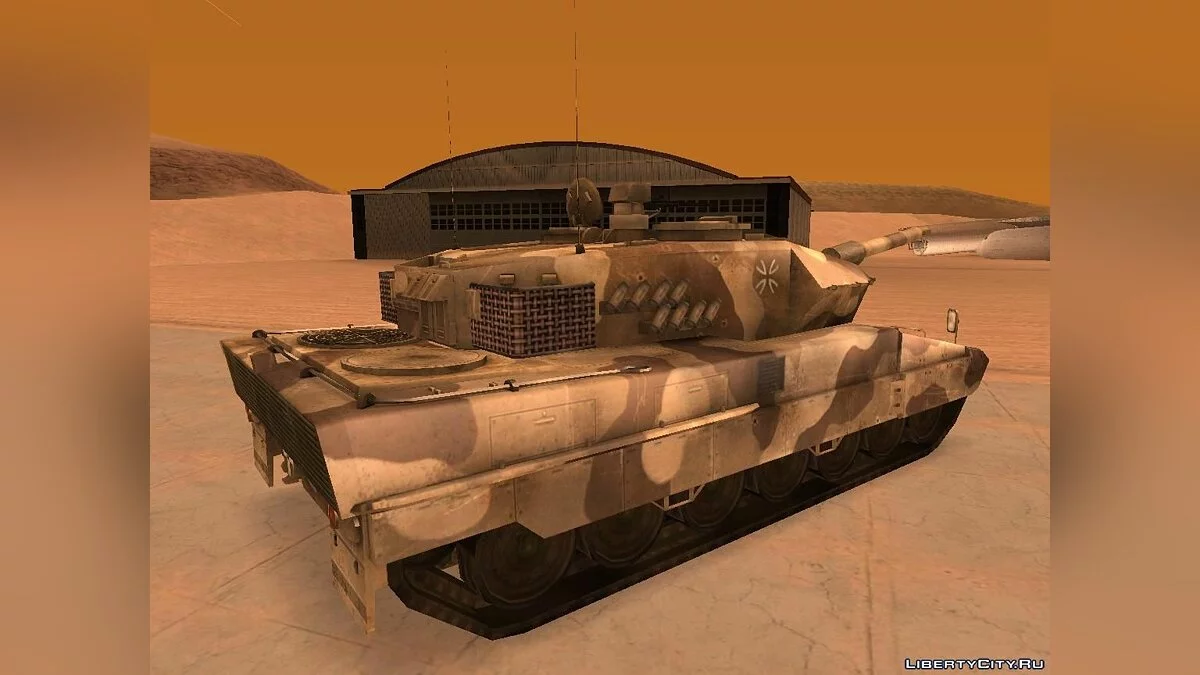 Leopard 2 из Battlefield 2: Euro Force / GTA San Andreas