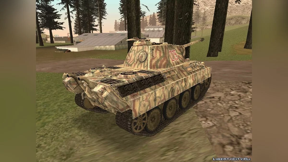 Pz.kpfw V Panther ausf.A из Forgotten Hope 2 / GTA San Andreas