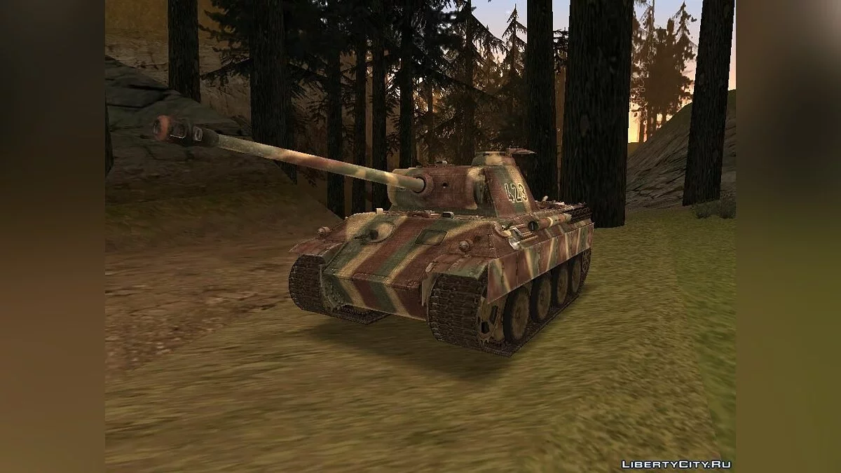 Pz.kpfw V Panther ausf.A из Forgotten Hope 2 / GTA San Andreas