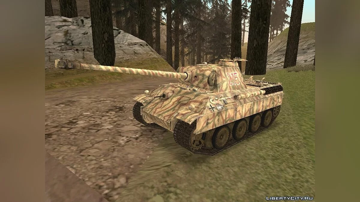 Pz.kpfw V Panther ausf.A из Forgotten Hope 2 / GTA San Andreas