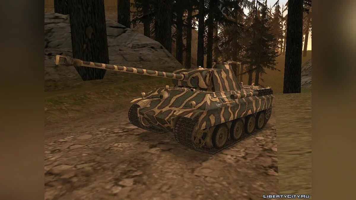 Pz.kpfw V Panther ausf.A из Forgotten Hope 2 / GTA San Andreas