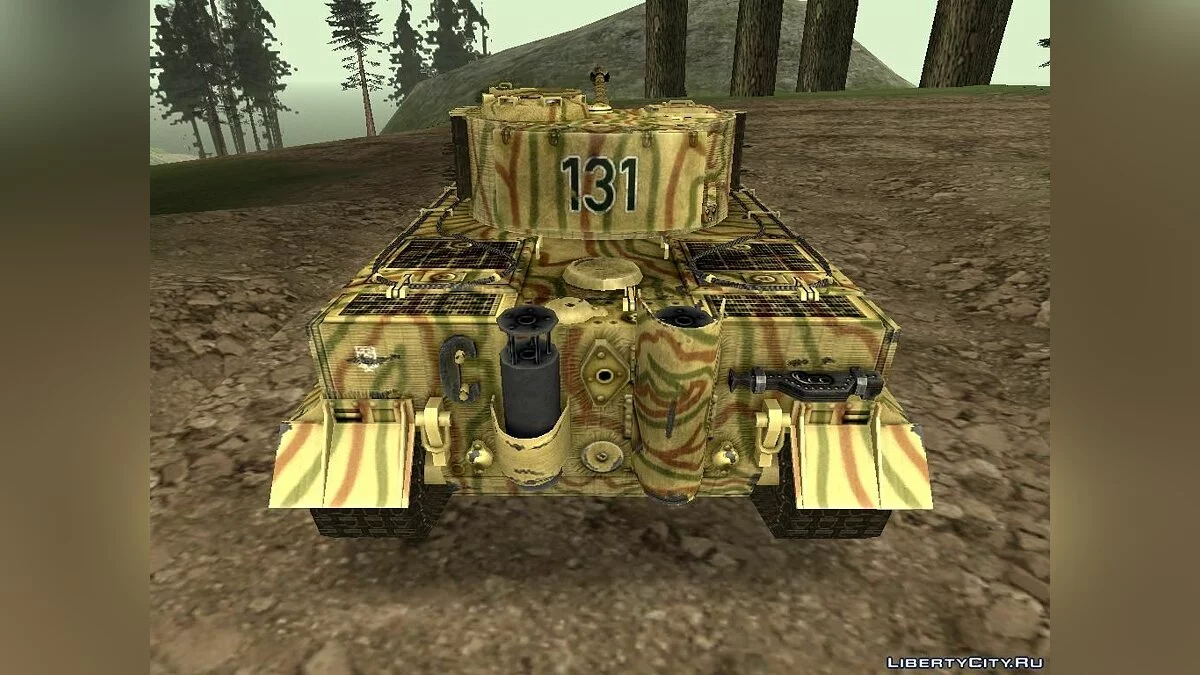 Pz.kpfw VI Tiger ausf.E из Forgotten Hope 2 / GTA San Andreas