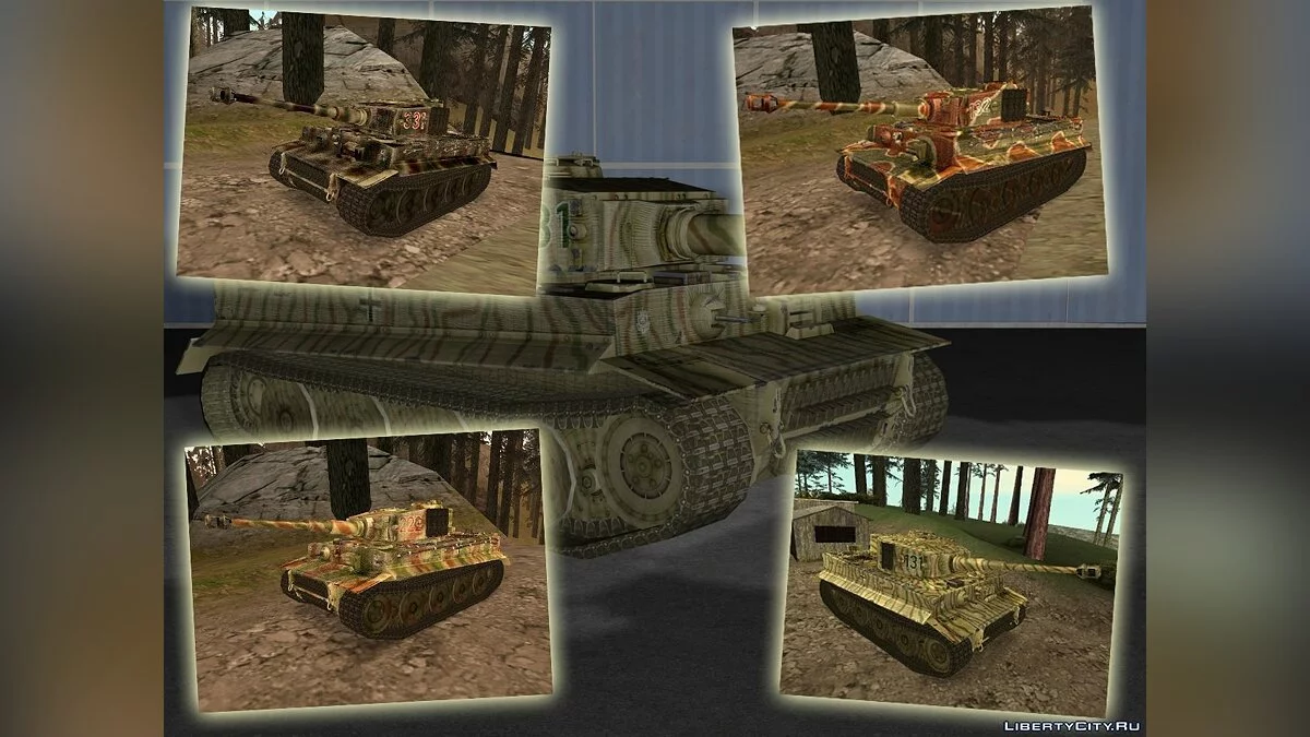 Pz.kpfw VI Tiger ausf.E из Forgotten Hope 2 / GTA San Andreas