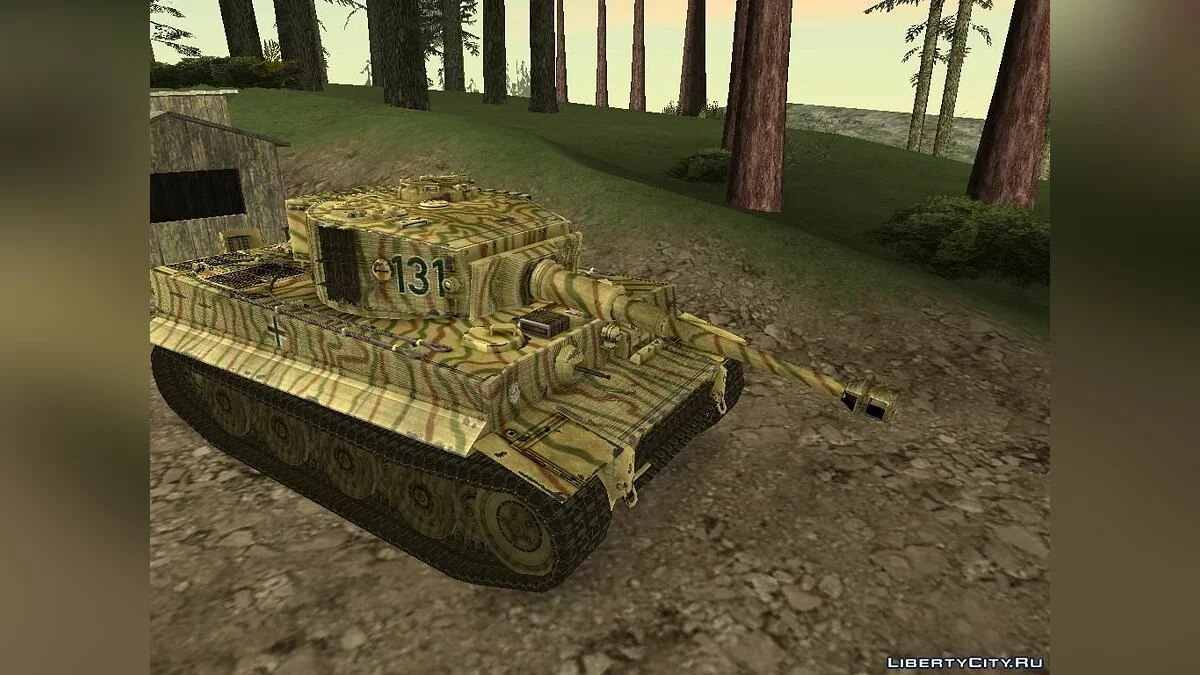 Pz.kpfw VI Tiger ausf.E из Forgotten Hope 2 / GTA San Andreas