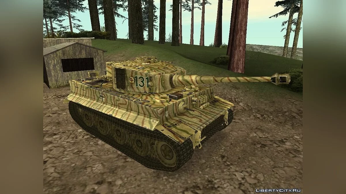 Pz.kpfw VI Tiger ausf.E из Forgotten Hope 2 / GTA San Andreas