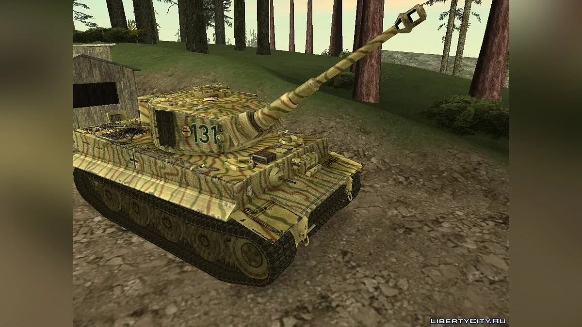 Pz.kpfw VI Tiger ausf.E из Forgotten Hope 2 / GTA San Andreas