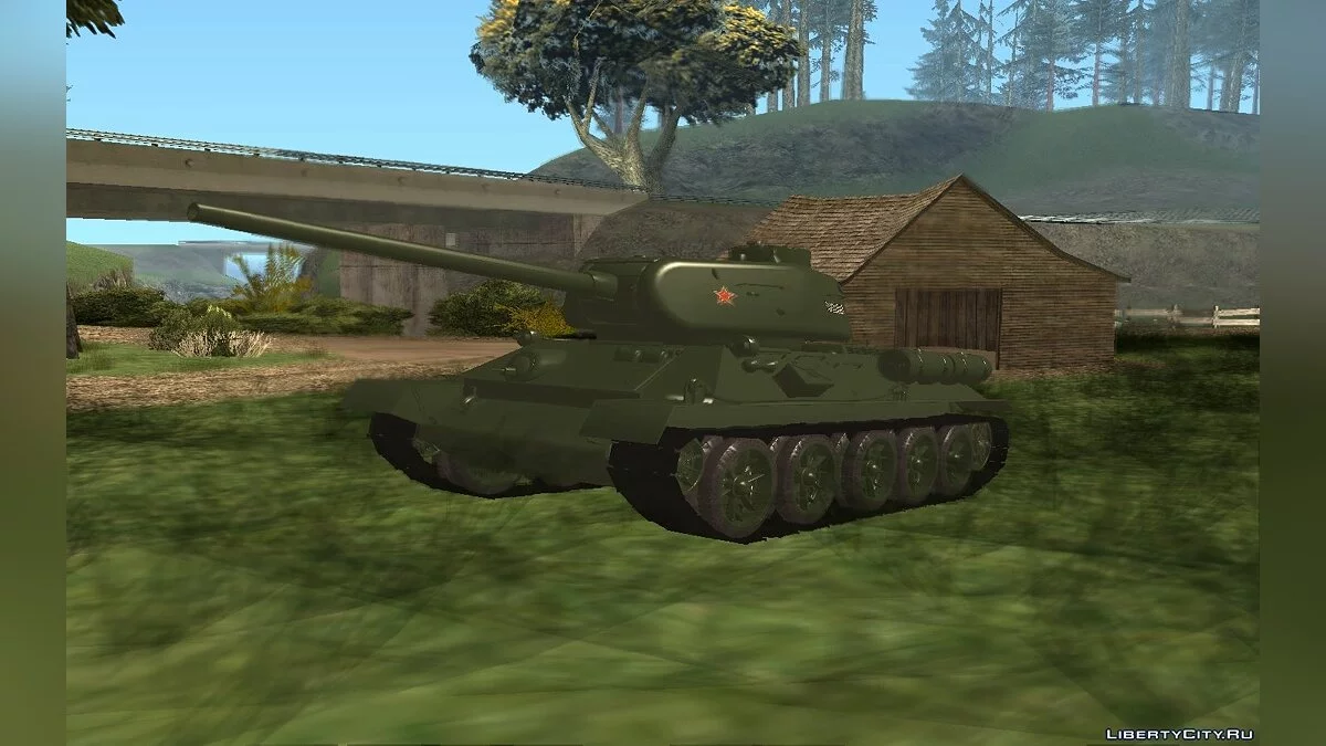 T-34-85 образец 1945 / GTA San Andreas