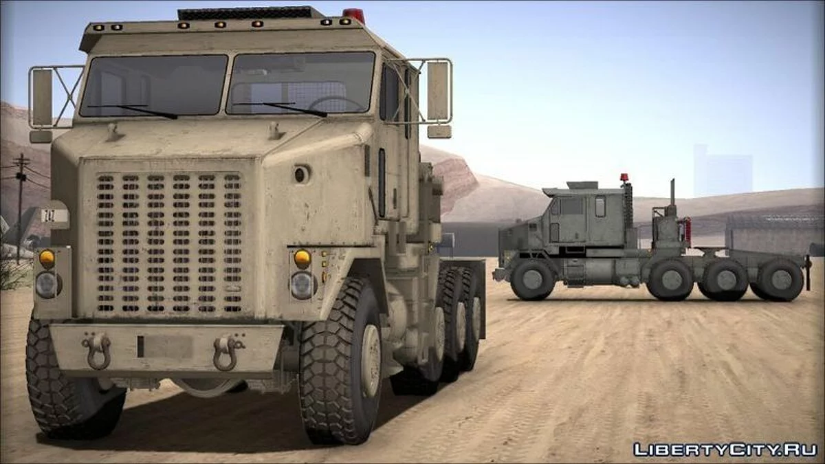 Oshkosh M1070 HET Tank transporter / GTA San Andreas