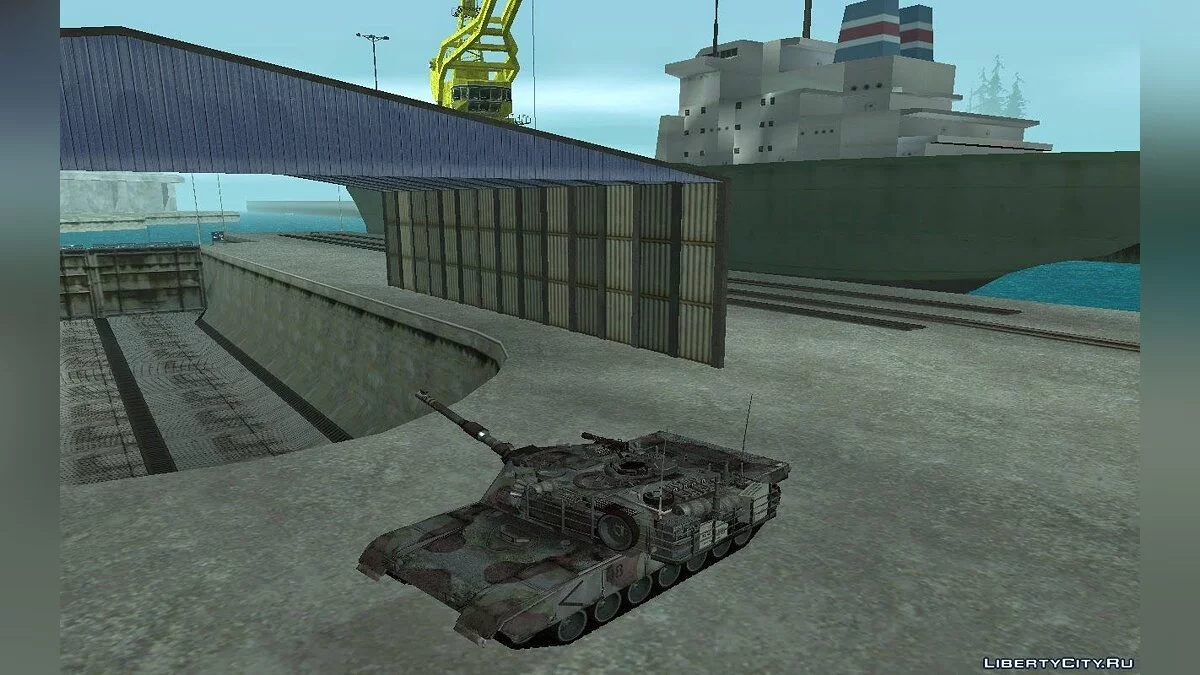 M1A2 Abrams Woodland Blue Camo / GTA San Andreas