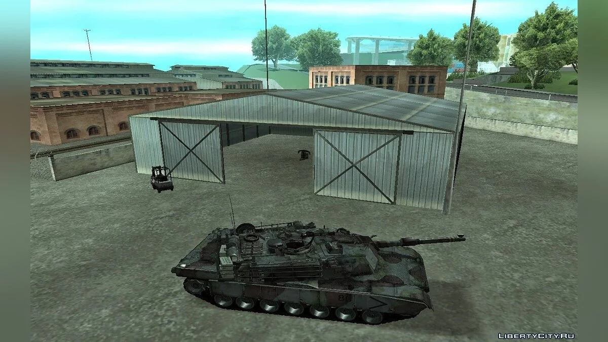 M1A2 Abrams Woodland Blue Camo / GTA San Andreas