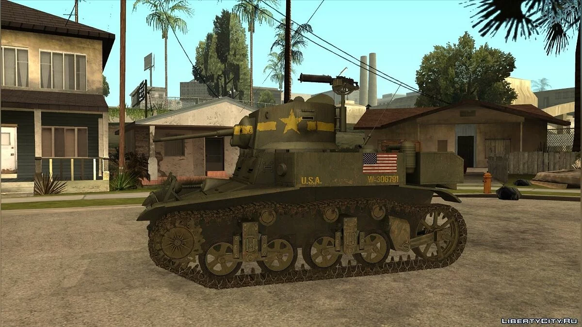 M3A1 Stuart III из Forgotten Hope 2 / GTA San Andreas