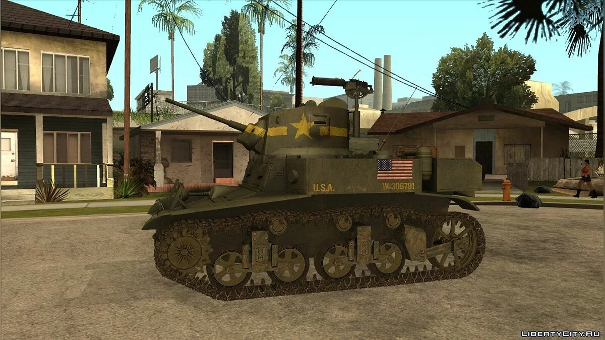 M3A1 Stuart III из Forgotten Hope 2 / GTA San Andreas