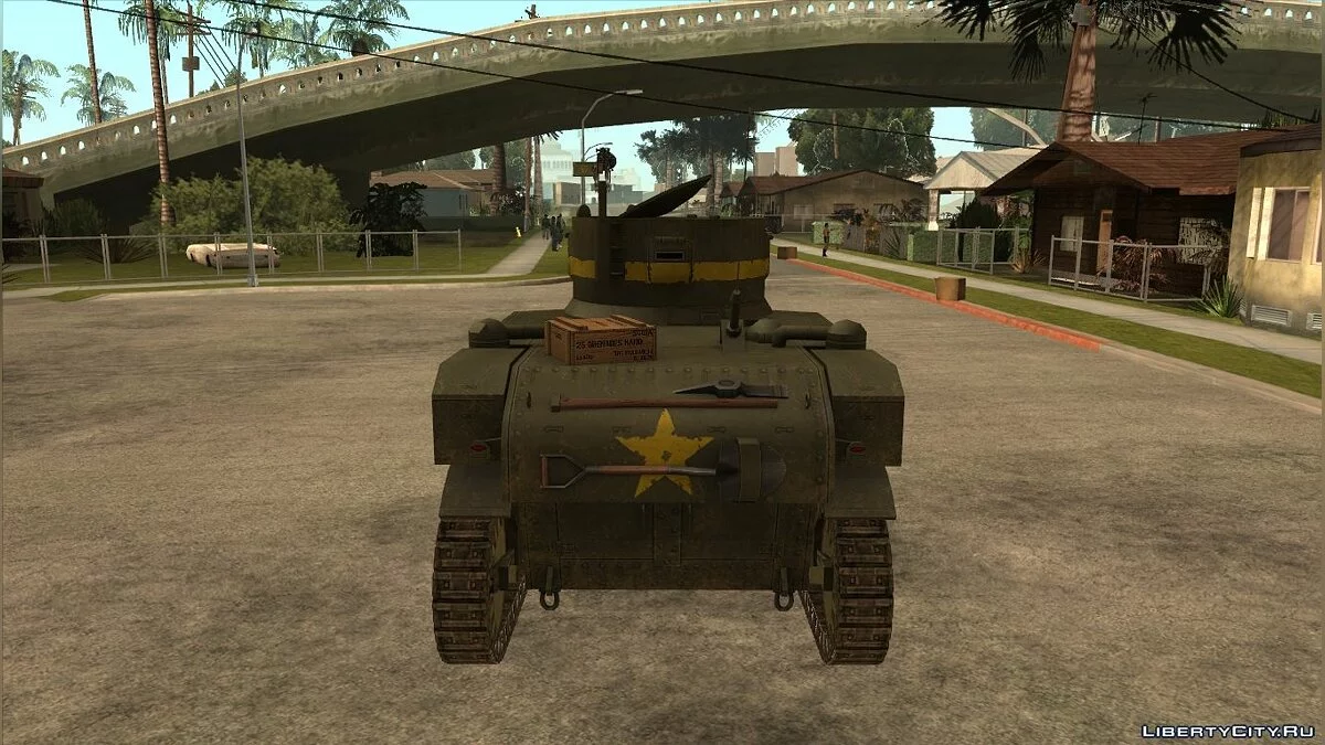 M3A1 Stuart III из Forgotten Hope 2 / GTA San Andreas
