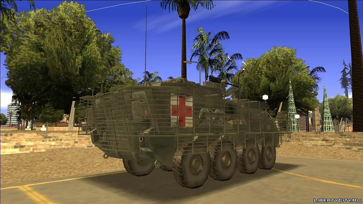 ARMA 2 Add-on: US Army MEV Stryker for GTA San Andreas / GTA San Andreas