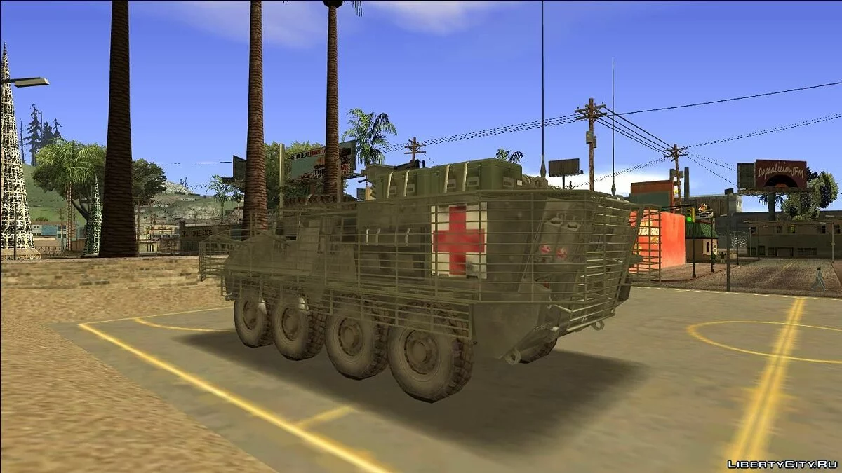ARMA 2 Add-on: US Army MEV Stryker for GTA San Andreas / GTA San Andreas