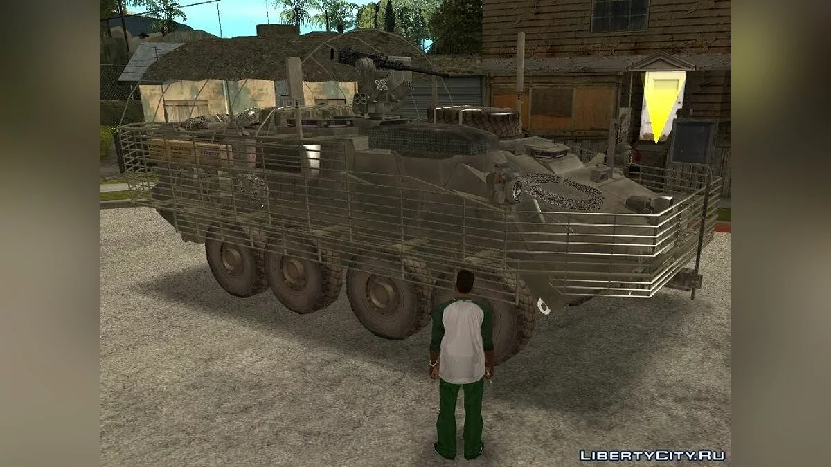 ARMA 2 Add-on: US Army Stryker ICV с Пластинчатой Бронёй / GTA San Andreas