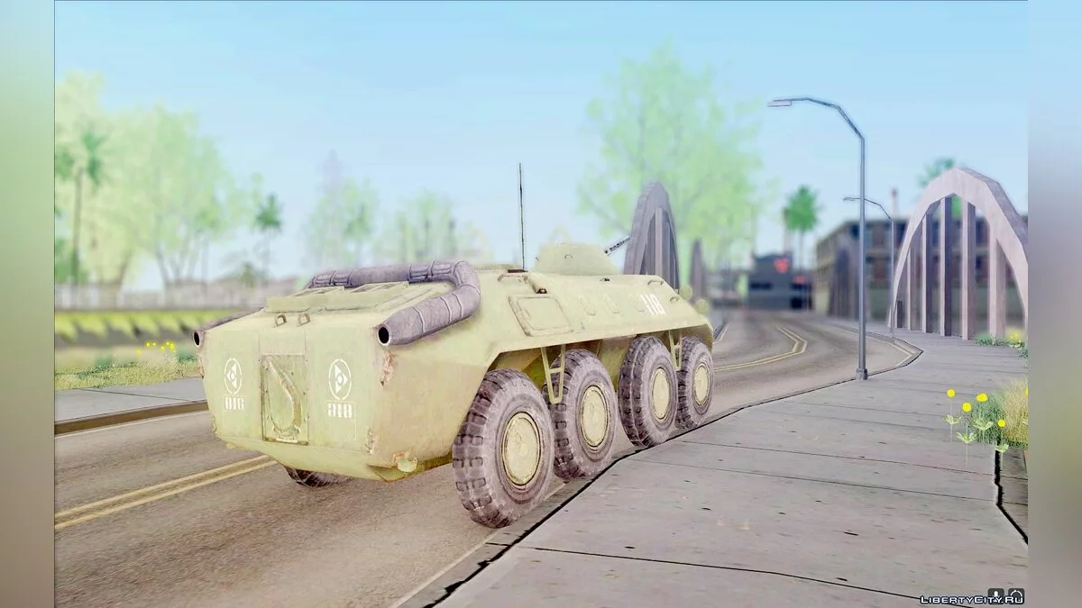 БТР-70 из S.T.A.L.K.E.R. / GTA San Andreas
