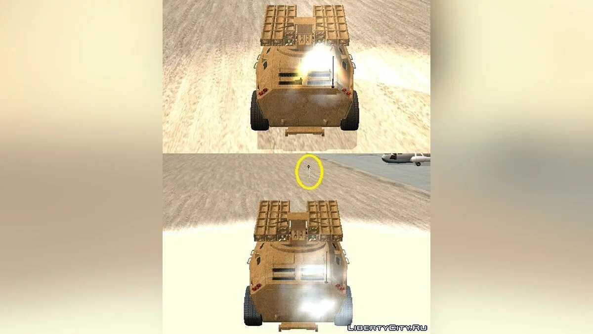GTA V HVY APC Missile Lancher Amphibius / GTA San Andreas