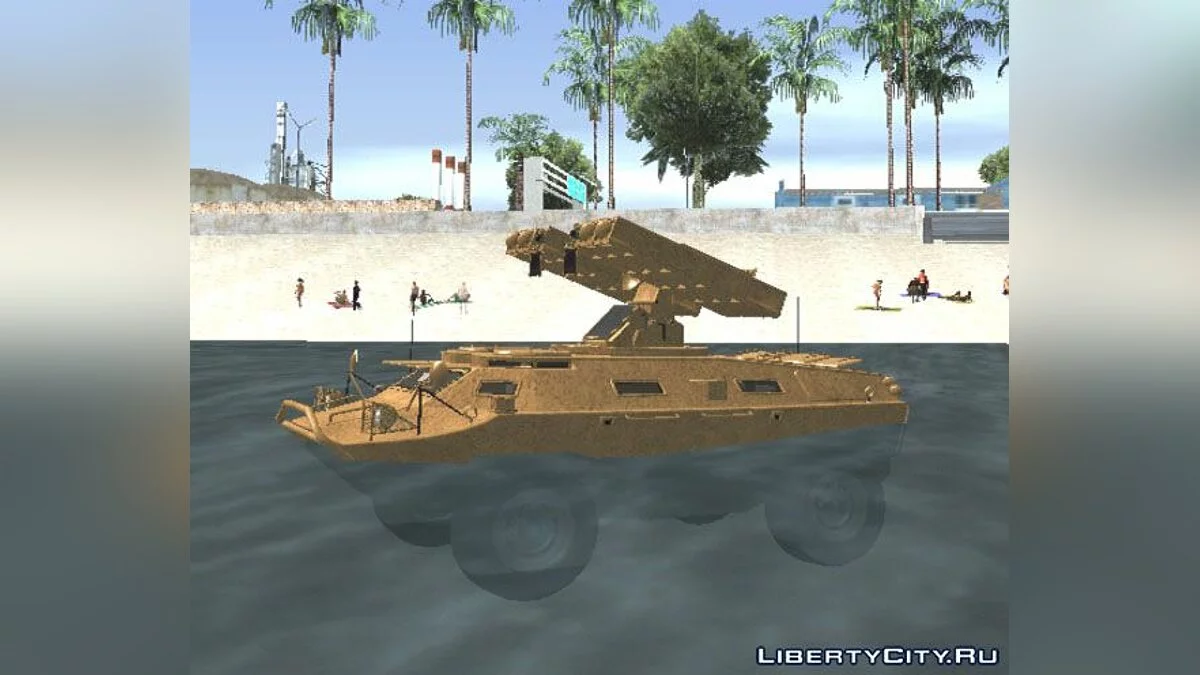 GTA V HVY APC Missile Lancher Amphibius / GTA San Andreas